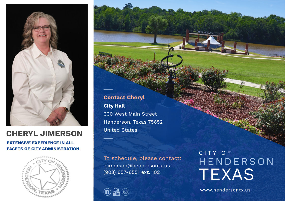 Cheryl Jimerson City Secretary 